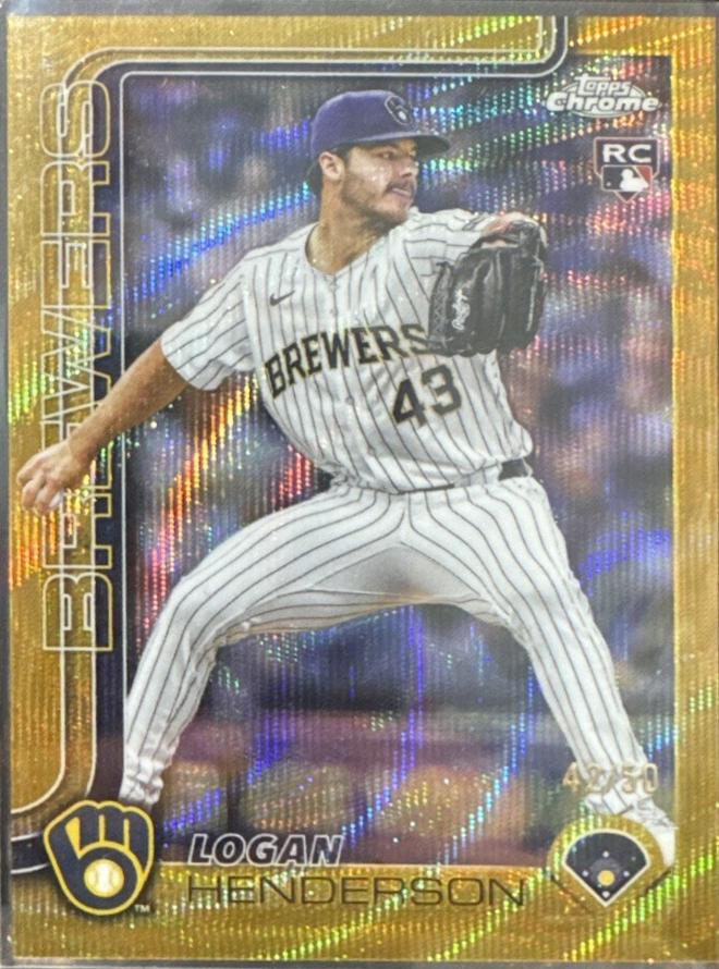Logan Henderson [Gold Wave Refractor] #USC65