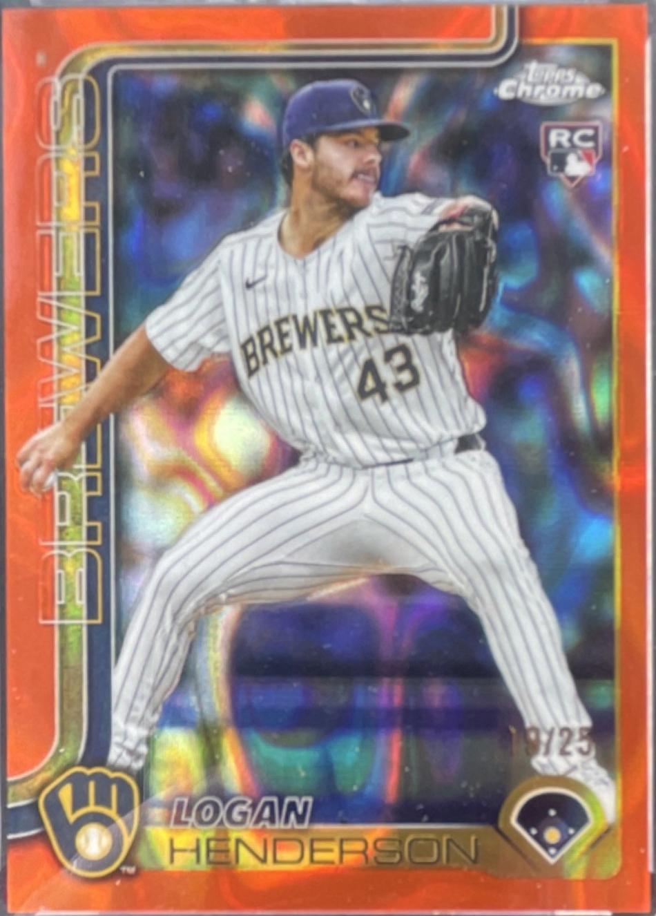 Logan Henderson [Orange Wave Refractor] #USC65