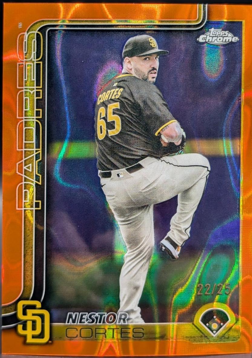 Nestor Cortes [Orange Lava Refractor] #USC130