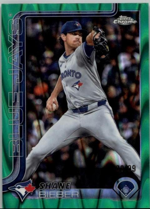 Shane Bieber [Green Lava Refractor] #USC52