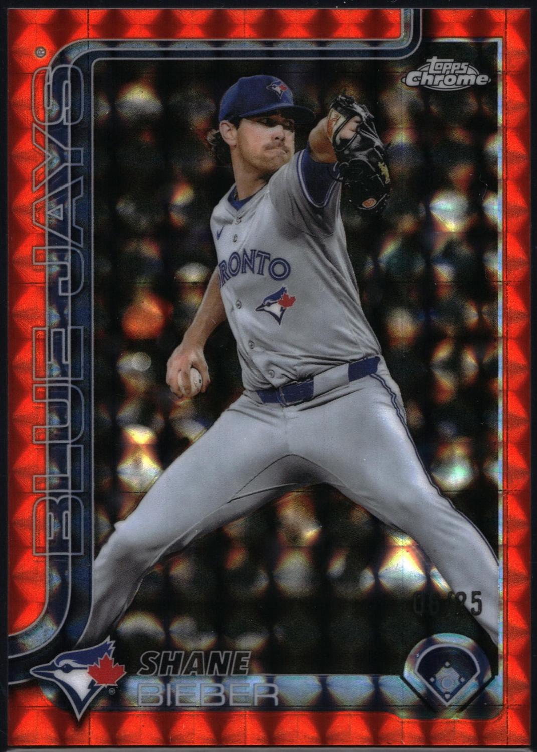 Shane Bieber [Orange Geometric Refractor] #USC52