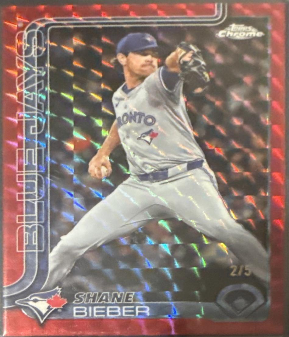 Shane Bieber [Red Geometric Refractor] #USC52