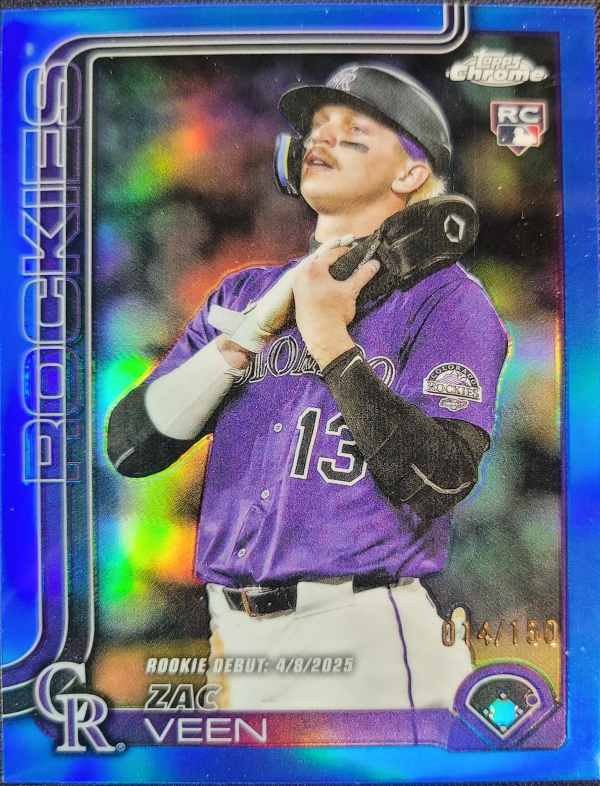 Zac Veen [Blue Refractor] #USC186