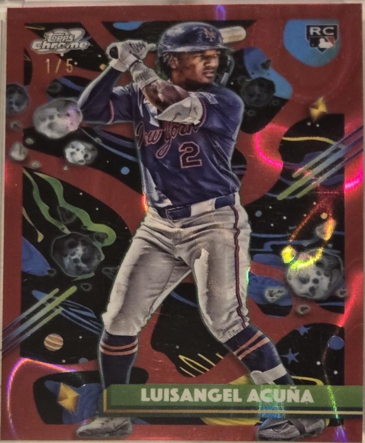 Luisangel Acuna [Red Flare Refractor] #24