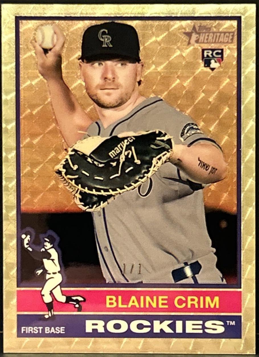 Blaine Crim [Superfractor Chrome] #662