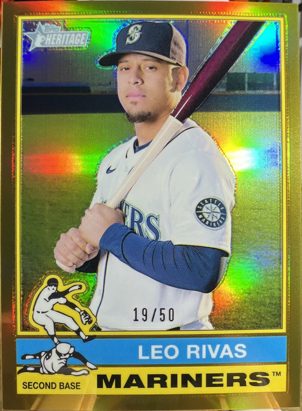 Leo Rivas [Gold Chrome] #634