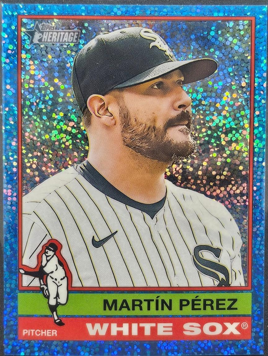 Martin Perez [Light Blue Sparkle Chrome] #576