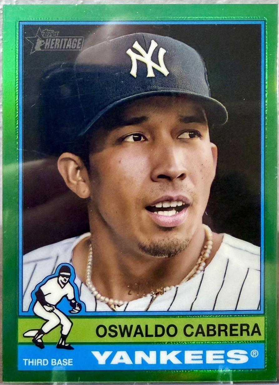Oswaldo Cabrera [Green Chrome] #534
