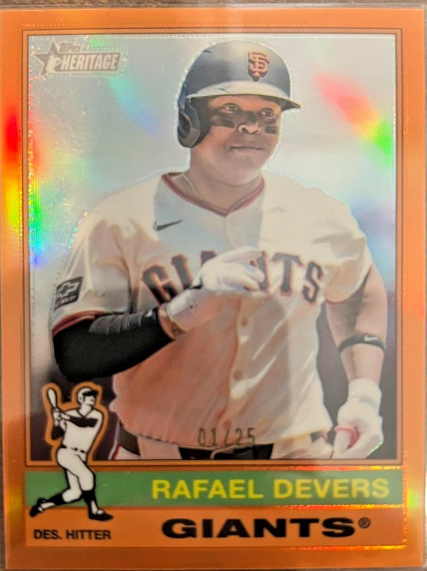 Rafael Devers [Orange Chrome] #540