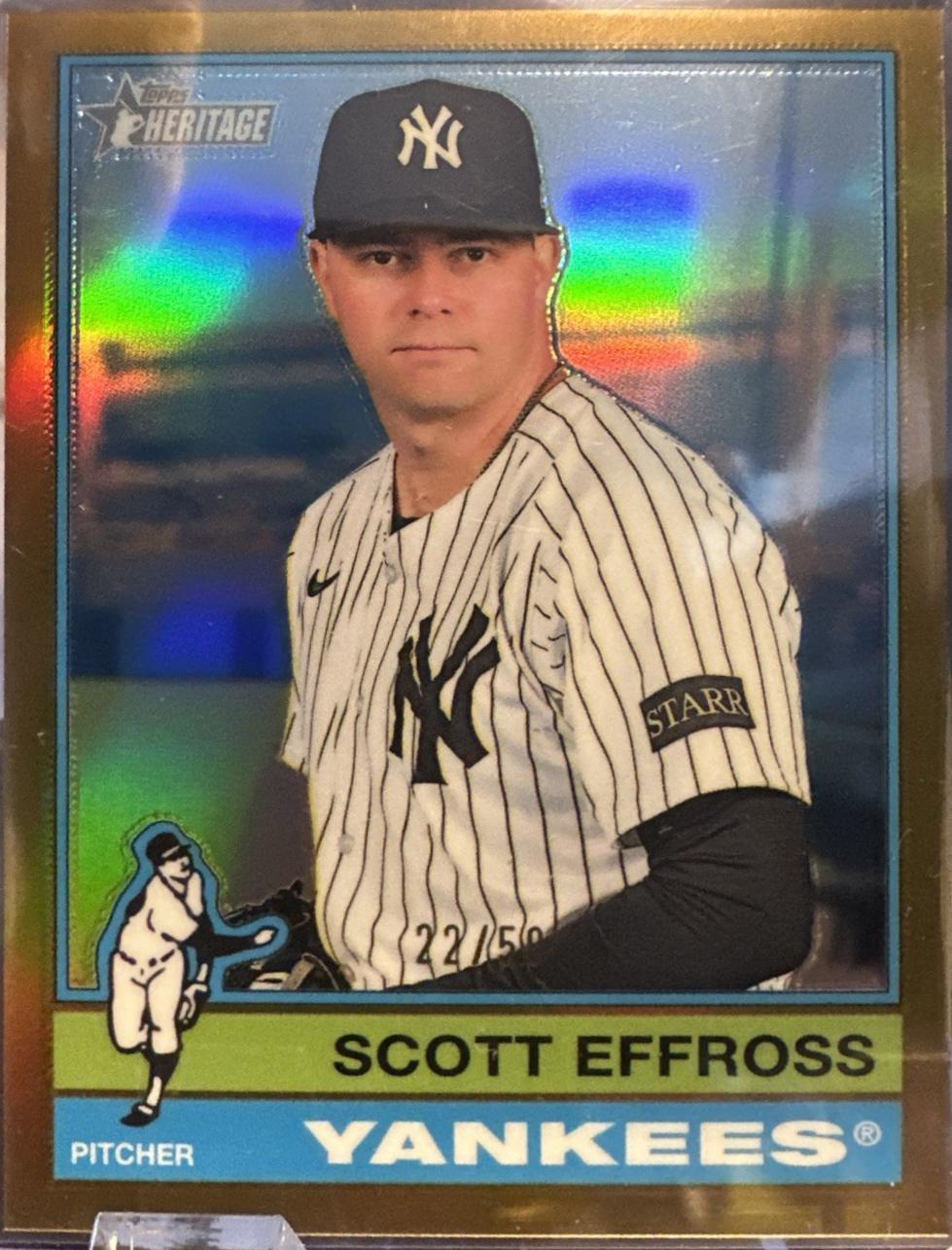 Scott Effross [Gold Chrome] #636