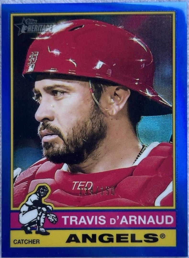 Travis d'Arnaud [Blue Chrome] #564