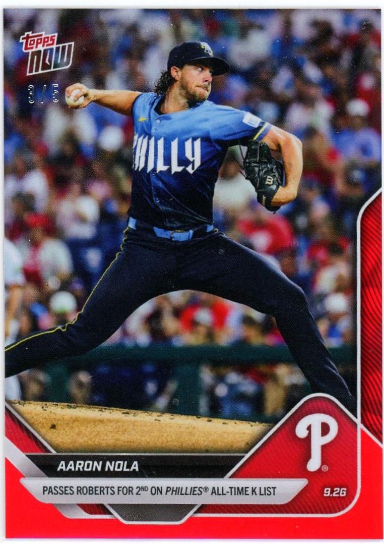 Aaron Nola [Red Foil] #777