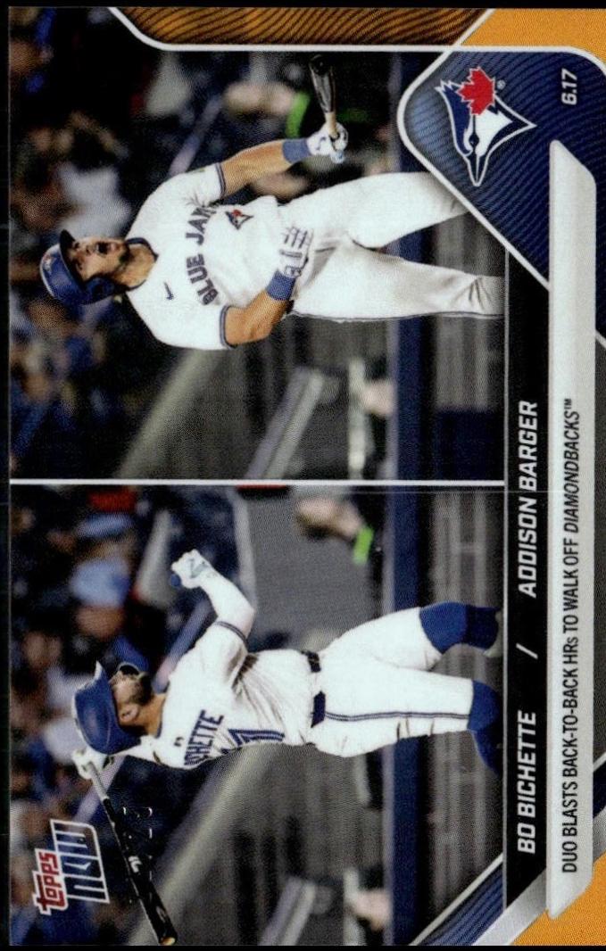 Bo Bichette / Addison Barger [Orange Foil] #314
