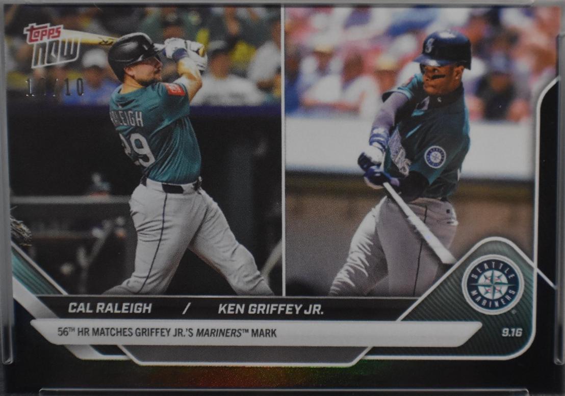 Cal Raleigh / Ken Griffey Jr. [Black Foil] #720