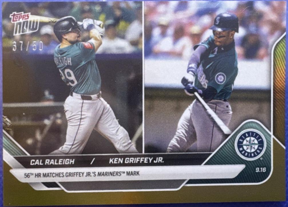 Cal Raleigh / Ken Griffey Jr. [Gold Foil] #720