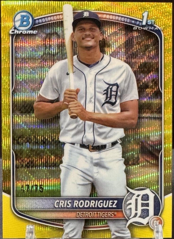 Cris Rodriguez [Yellow Wave Refractor] #BCP-250