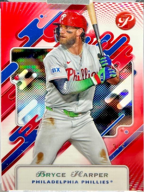 Bryce Harper [Encased Red Refractor] #106