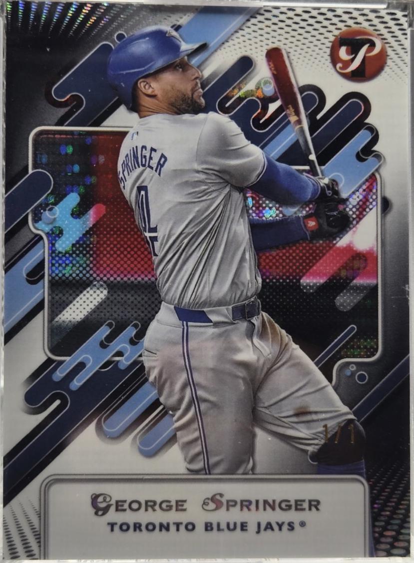 George Springer [Encased Black Refractor] #224