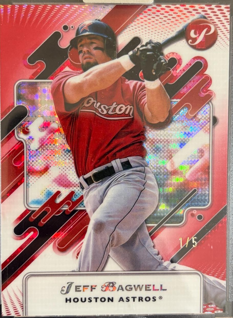 Jeff Bagwell [Encased Red Refractor] #148