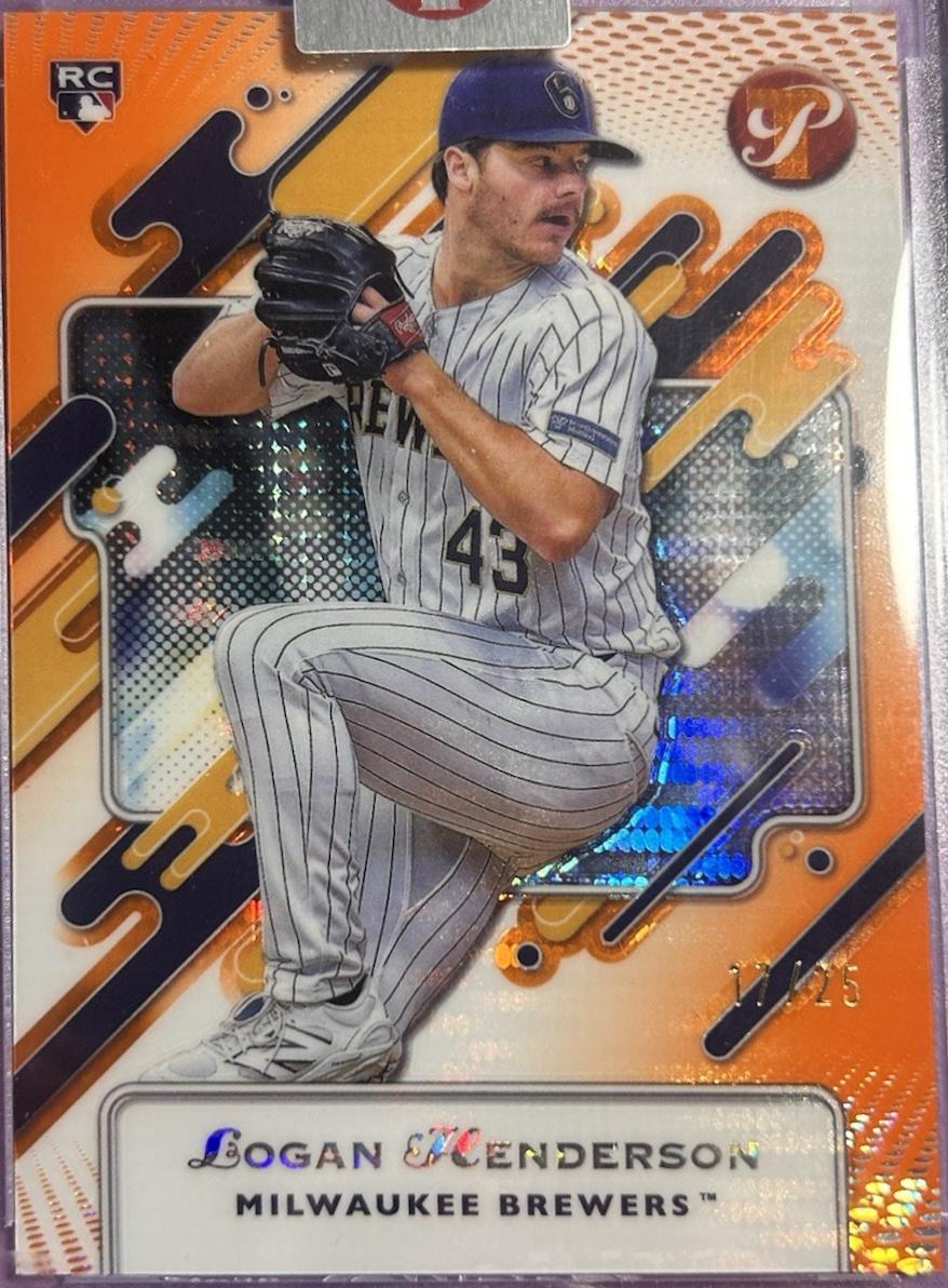 Logan Henderson [Encased Orange Refractor] #221