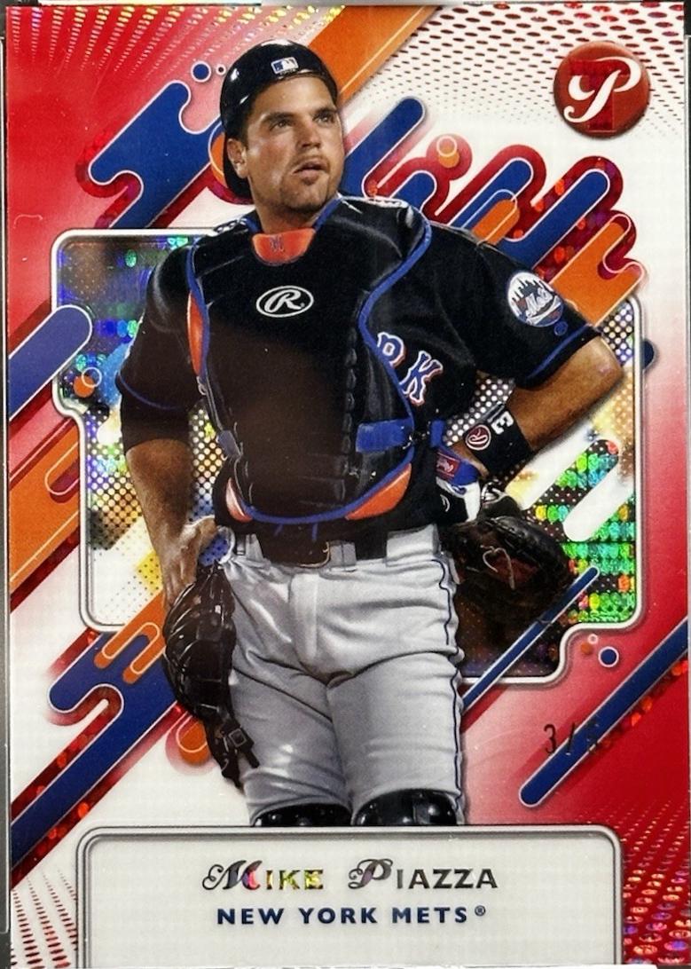 Mike Piazza [Encased Red Refractor] #127
