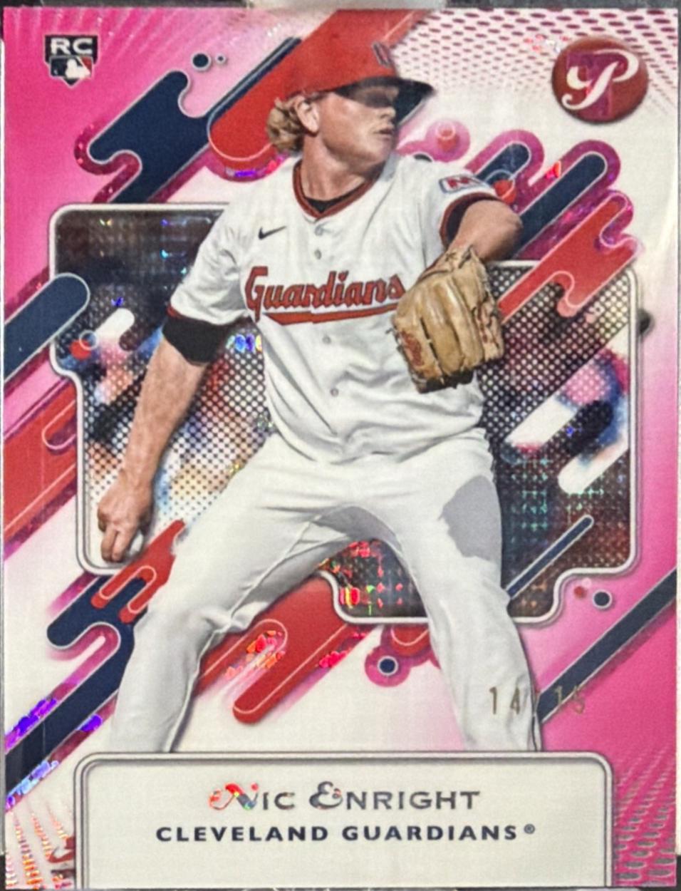 Nic Enright [Encased Pink Refractor] #9