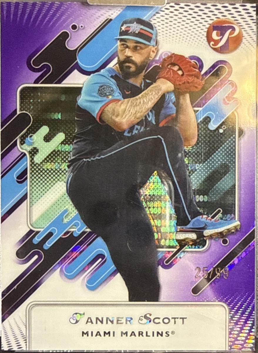 Tanner Scott [Encased Purple Refractor] #277