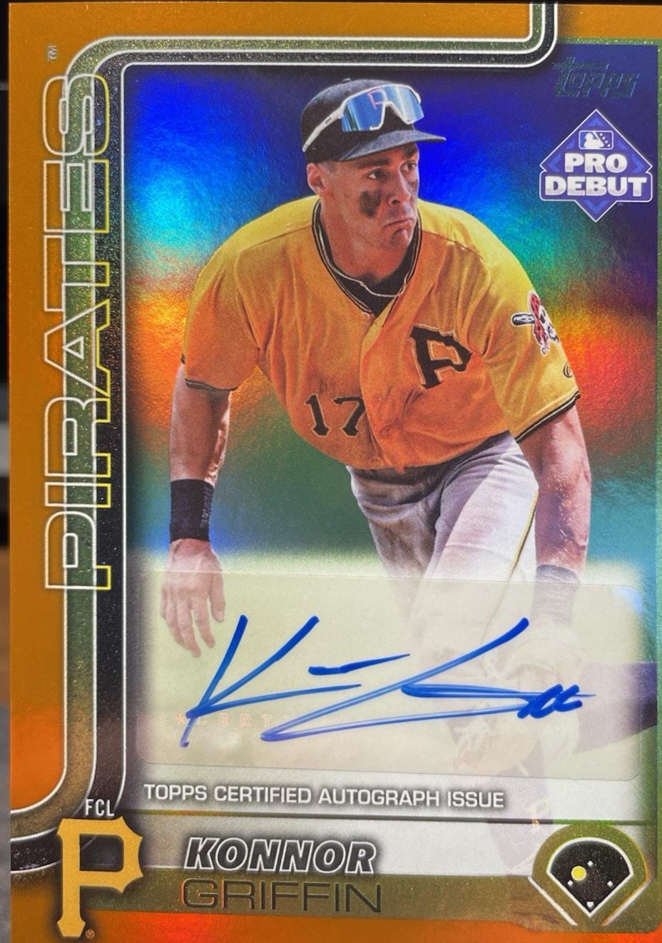 Konnor Griffin [Orange Autograph] #PD-32