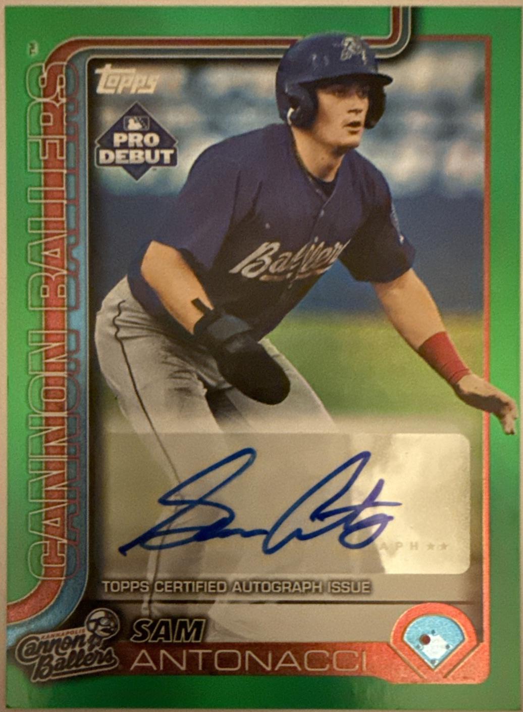 Sam Antonacci [Green Autograph] #PD-109