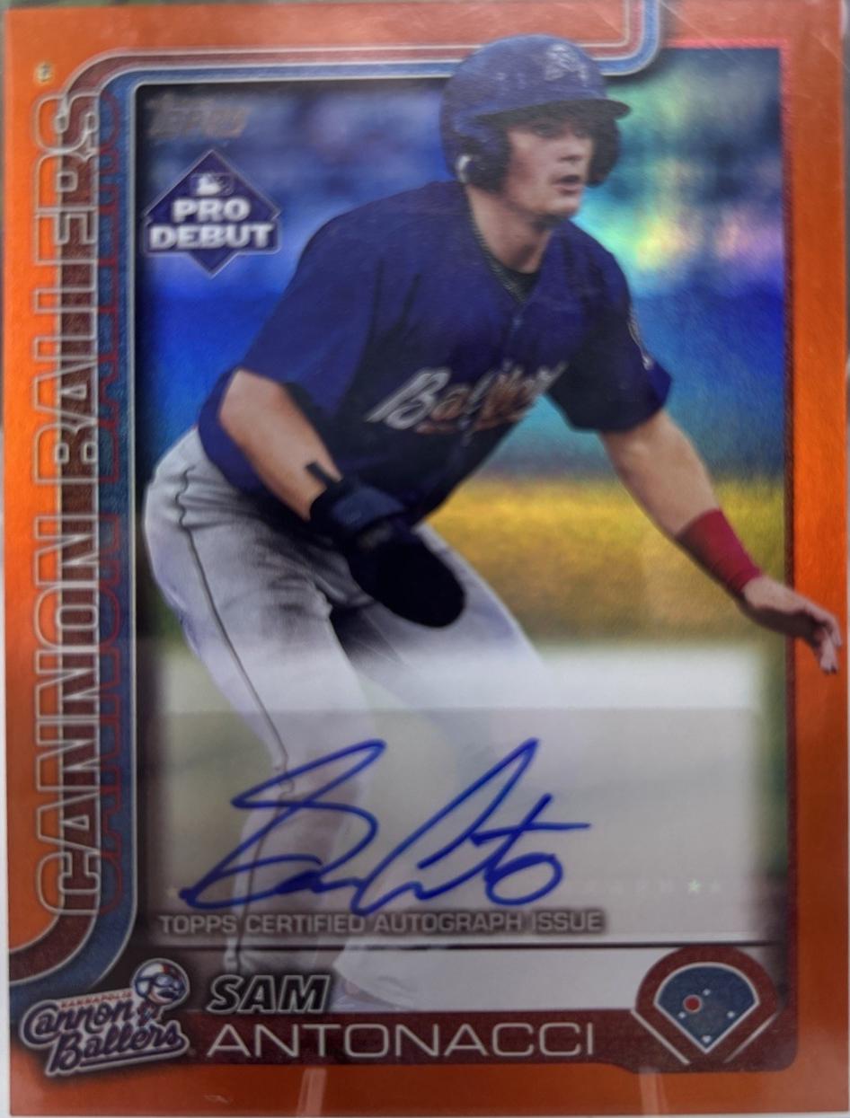 Sam Antonacci [Orange Autograph] #PD-109