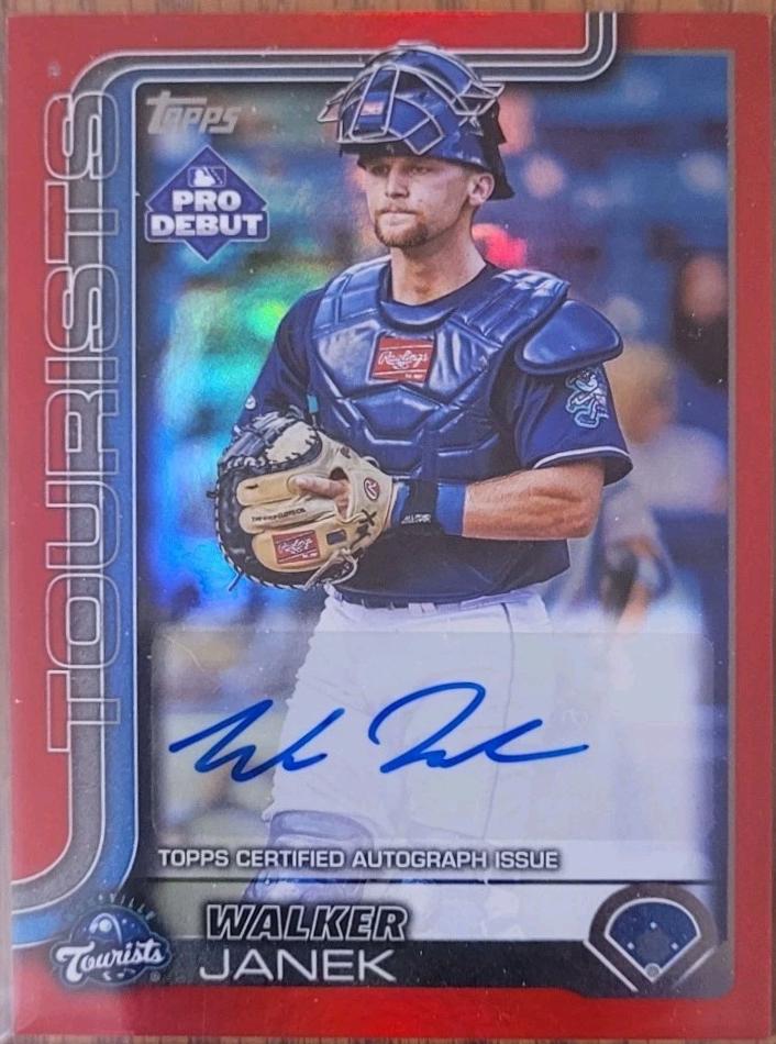 Walker Janek [Red Autograph] #PD-19