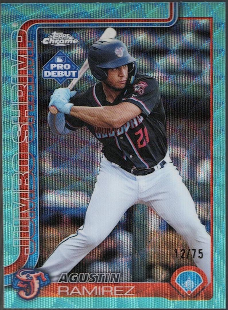 Agustin Ramirez [Aqua Wave Refractor] #PDC-44