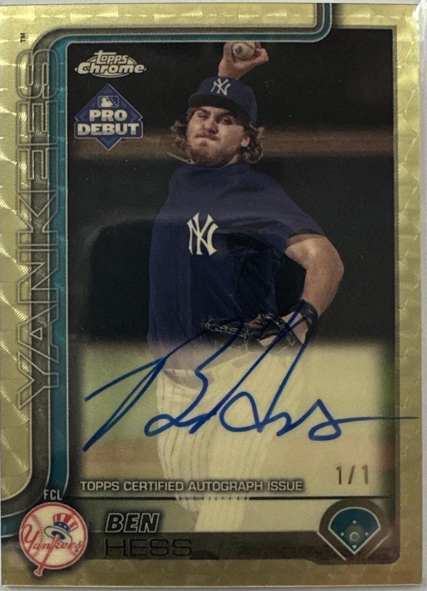 Ben Hess [Superfractor Autograph] #PDC-186