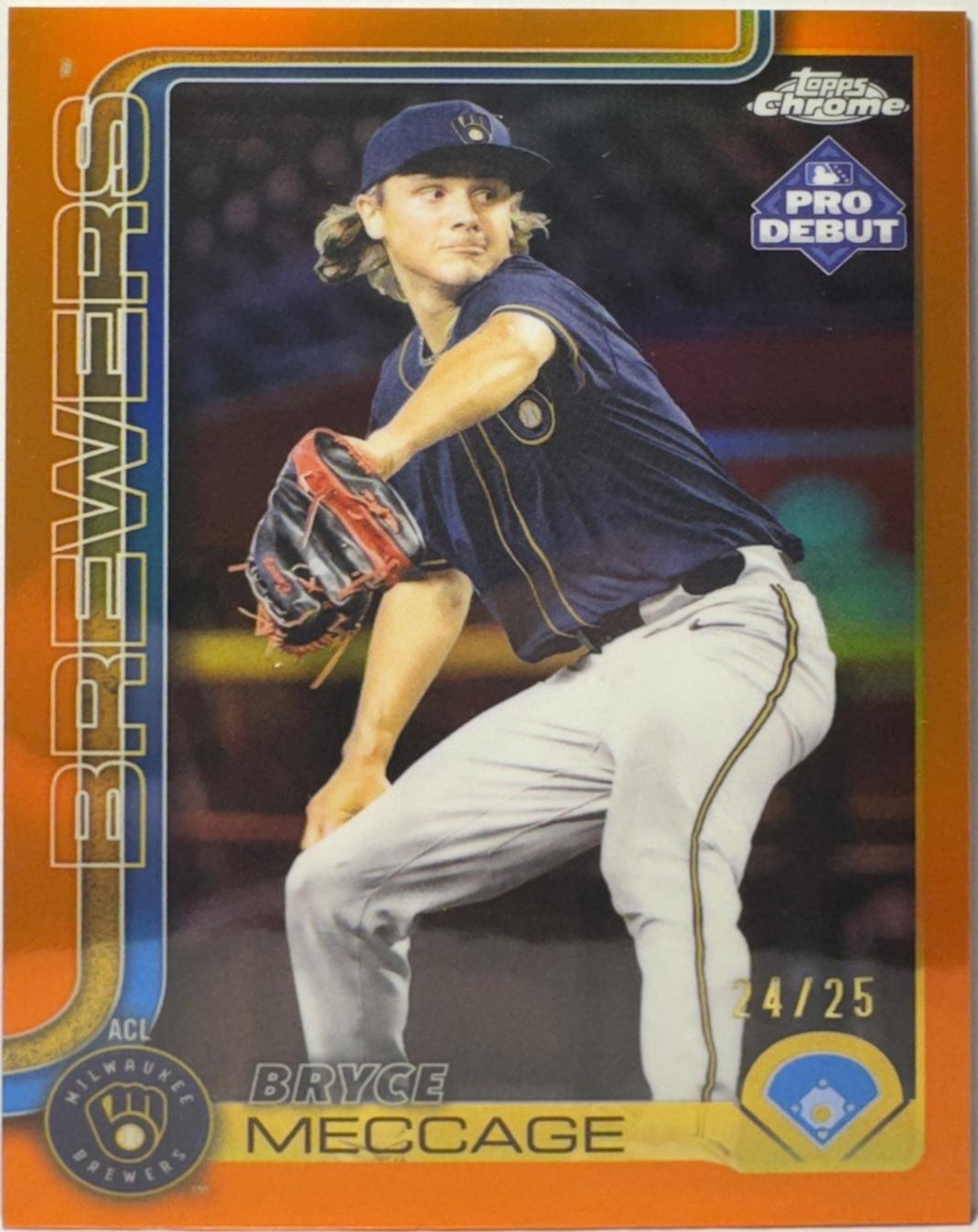 Bryce Meccage [Orange Refractor] #PDC-38
