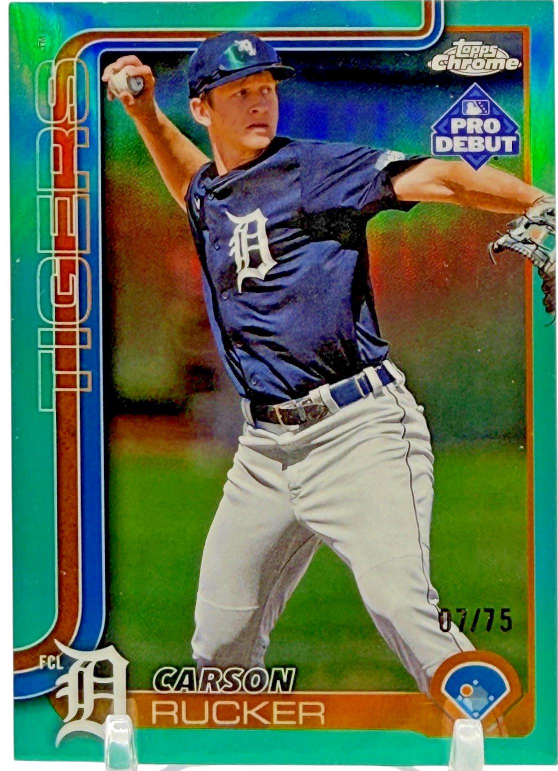 Carson Rucker [Aqua Refractor] #PDC-134