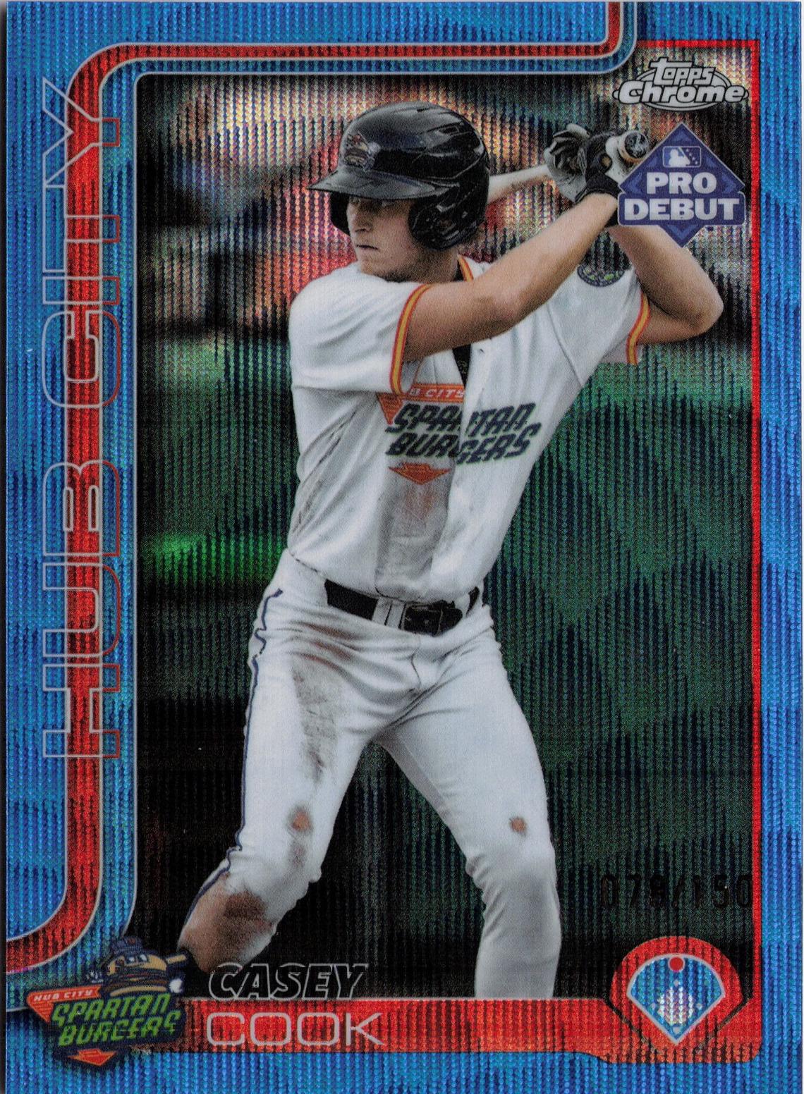 Casey Cook [Blue Refractor] #PDC-188