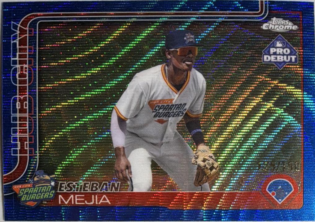 Esteban Mejia [Blue Wave Refractor] #PDC-171