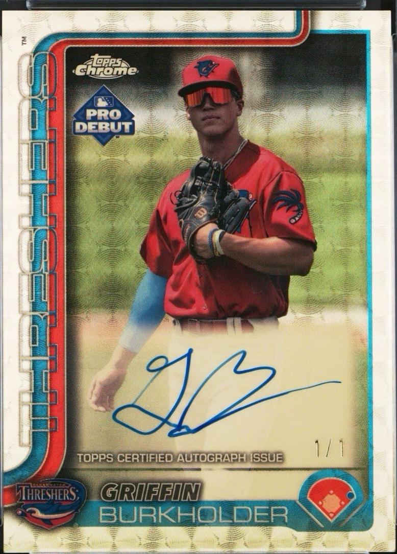 Griffin Burkholder [Superfractor Autograph] #PDC-40