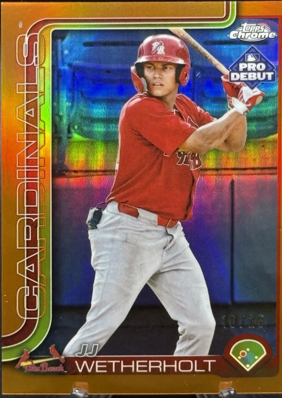 JJ Wetherholt [Orange Refractor] #PDC-94
