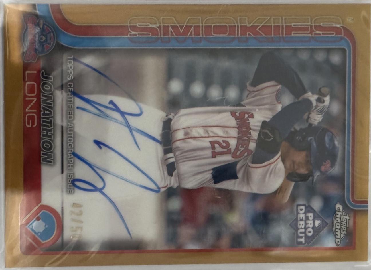 Jonathon Long [Gold Refractor Autograph] #PDC-162