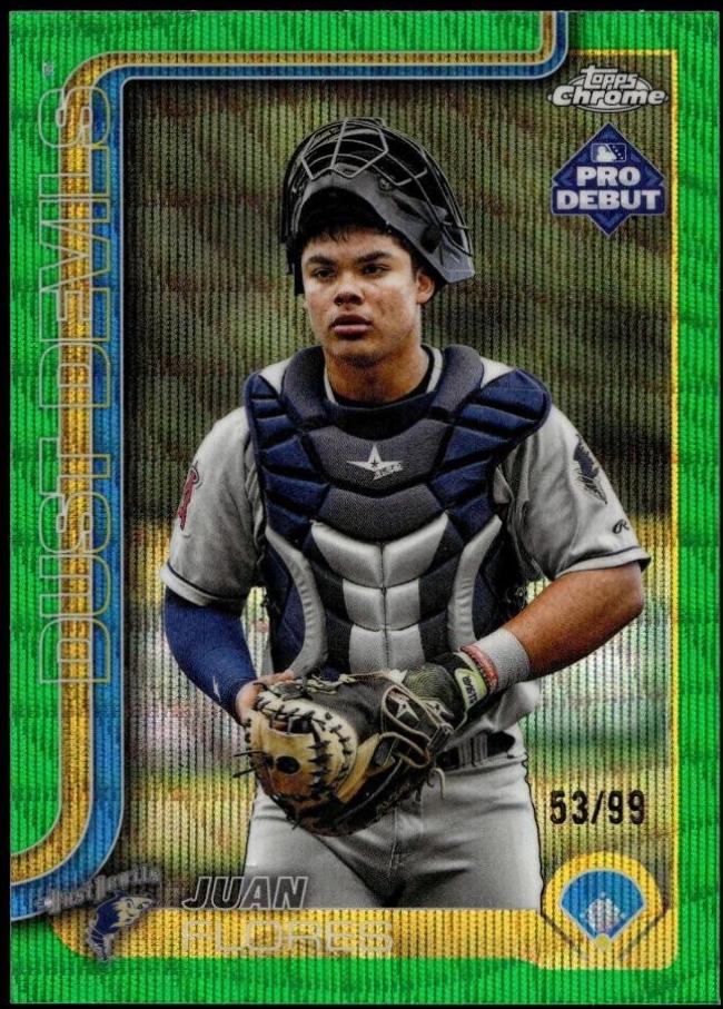 Juan Flores [Green Wave Refractor] #PDC-58