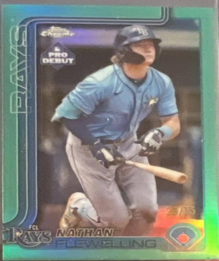Nathan Flewelling [Aqua Wave Refractor] #PDC-106