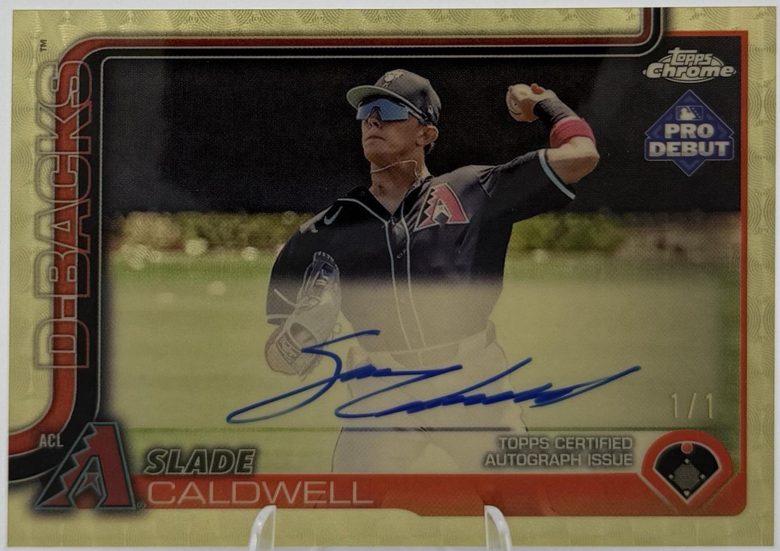 Slade Caldwell [Superfractor Autograph] #PDC-184