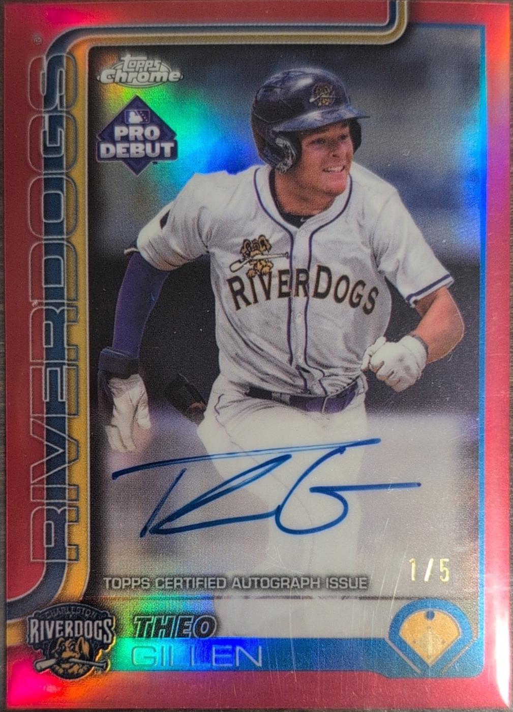 Theo Gillen [Red Refractor Autograph] #PDC-80