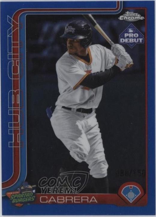 Yeremi Cabrera [Blue Refractor] #PDC-103