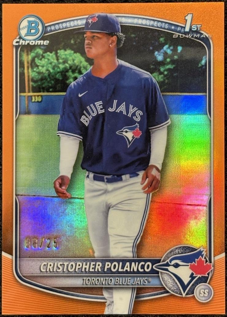 Cristopher Polanco [Orange Mega Refractor] #BCP-162