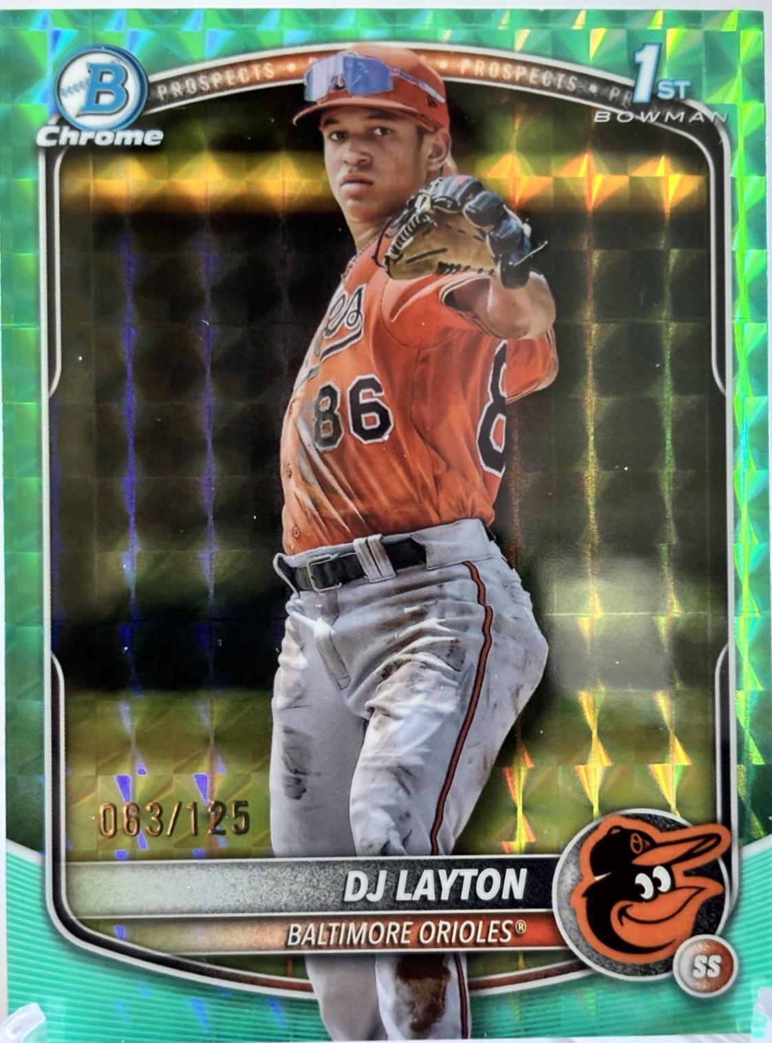 DJ Layton [Aqua Geometric Refractor] #BCP-252