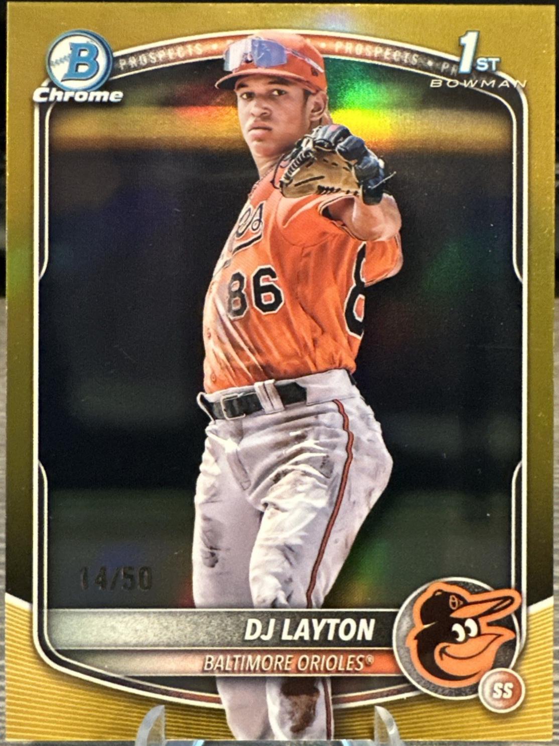 DJ Layton [Gold Refractor] #BCP-252