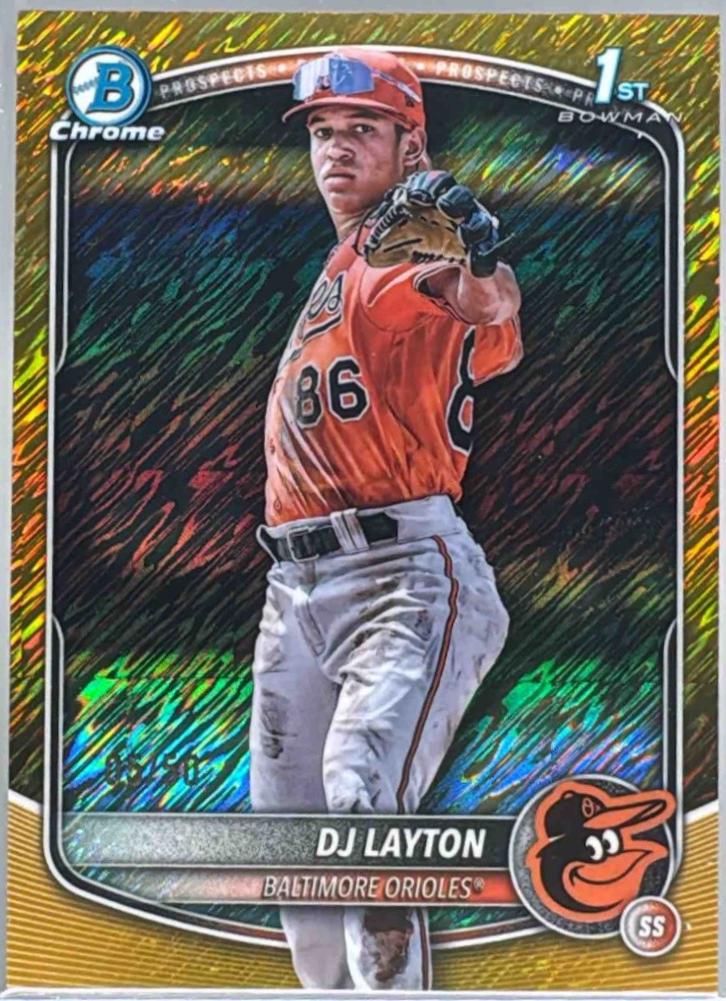 DJ Layton [Gold Shimmer Refractor] #BCP-252