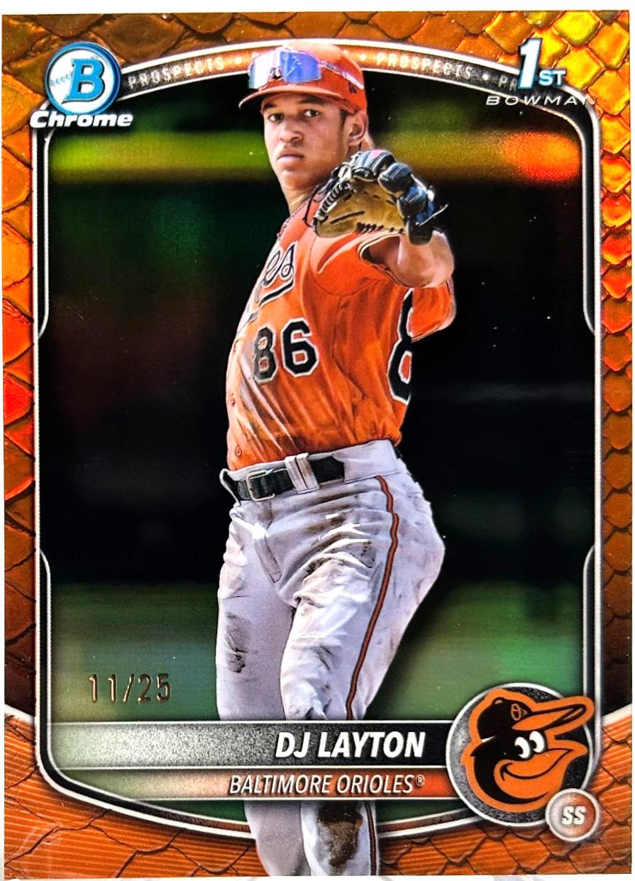 DJ Layton [Reptilian Orange Refractor] #BCP-252